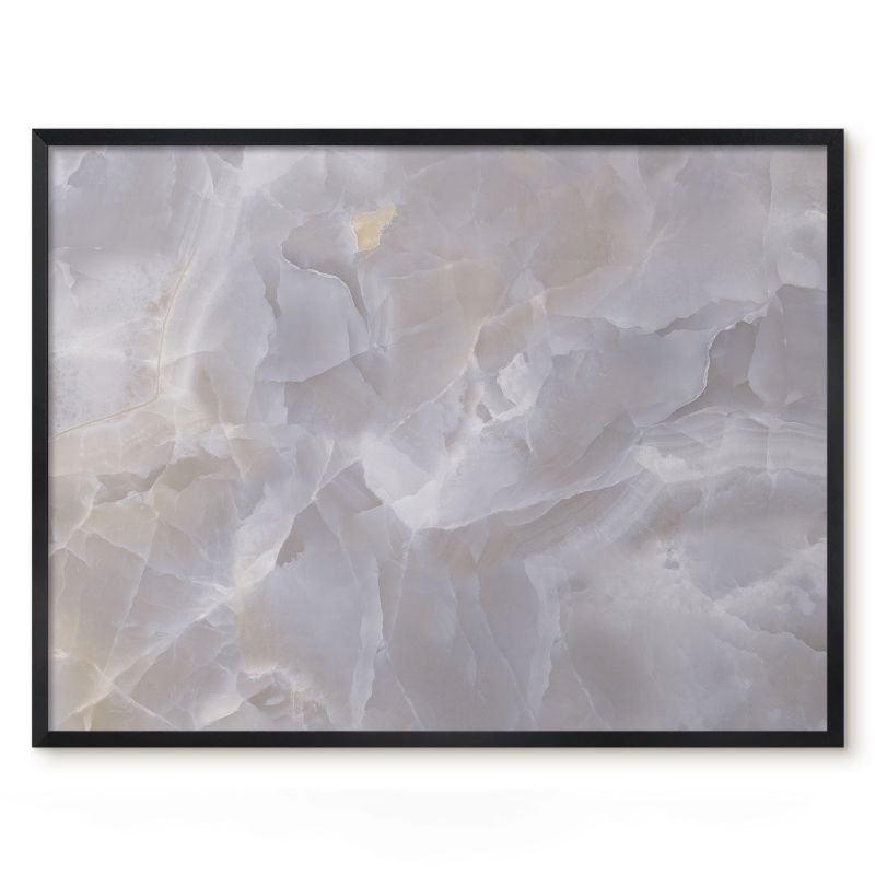 Tablica Magnetyczna Tulup 80x60 cm Szara elegancja 1 - Czarna rama Do salonu, przedpokoju 1 szt.