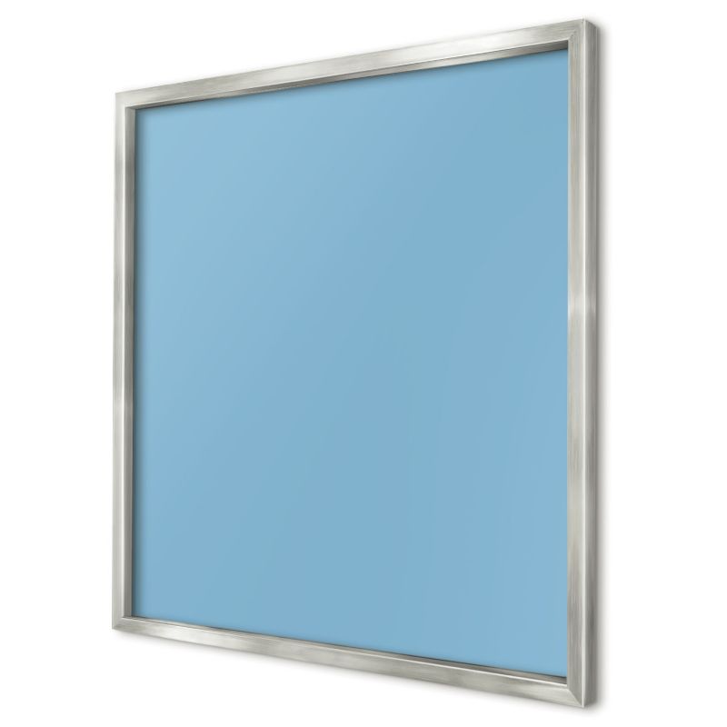 Tablica magnetyczna ozdobna Wallfluent 50x50 Kolor błękitny w srebrnej ramie 1szt