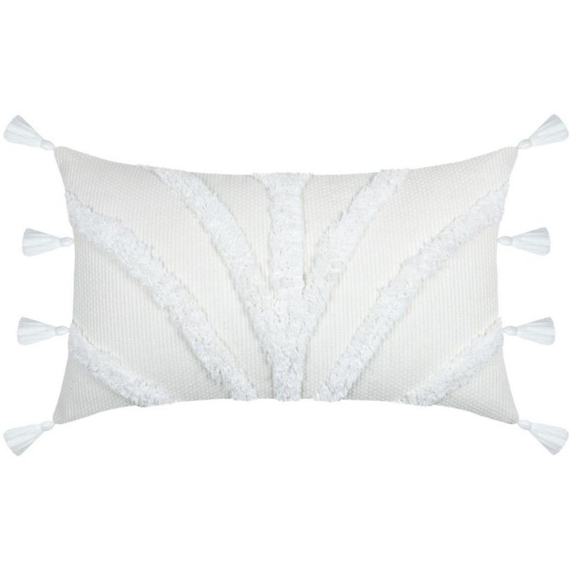 Poduszka BALMA WHITE 30x50 cm frędzle 1 szt.