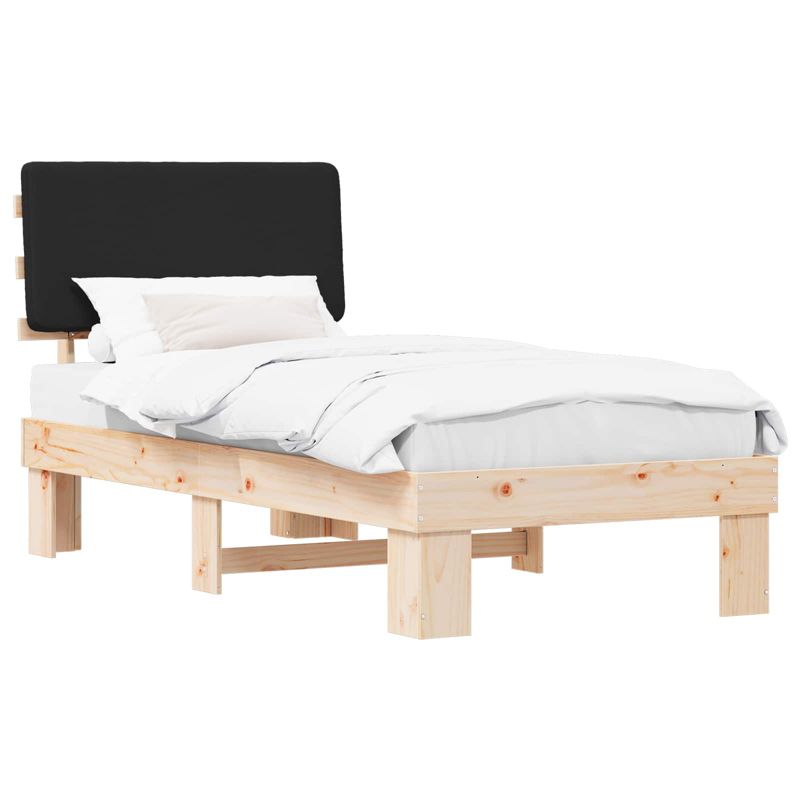 Łóżko Drewniane WaszeMeble 75x190 cm Brązowe WM-877391 1 szt.