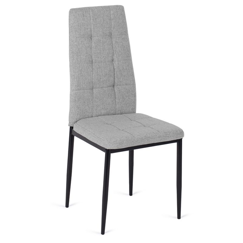 Krzesło Tapicerowane Tex Mebel Elite Szare 1 szt
