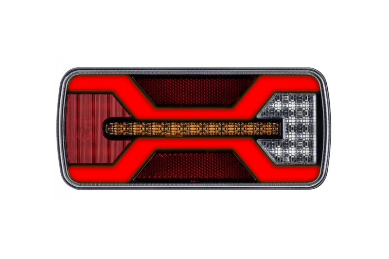 Lampa tylna do przyczep KAMAR X-SPIDER 6 funkcji lewa bajonet 5PIN 1 szt.
