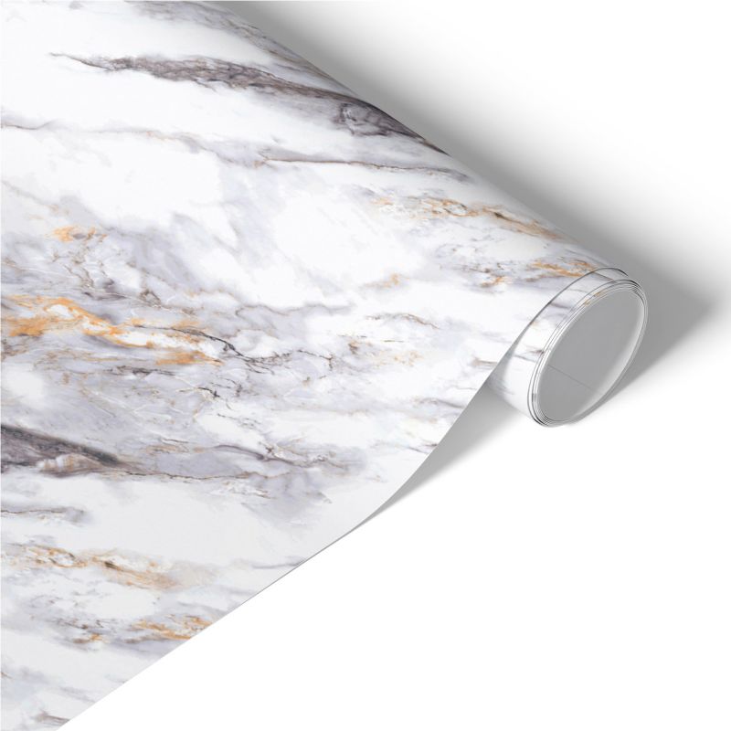 Samoprzylepna Okleina na Meble Tulup 50x100 cm Marmurowa elegancja Renowacja Mebli DIY 1 rol.