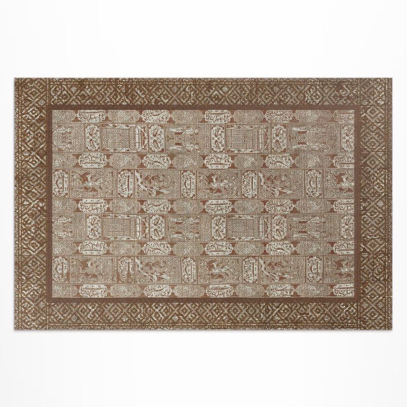 Dywan Winylowy Z Nadrukiem Wallfluent 120x180 cm Ornamentalna mozaika wzór vintage 1 szt.