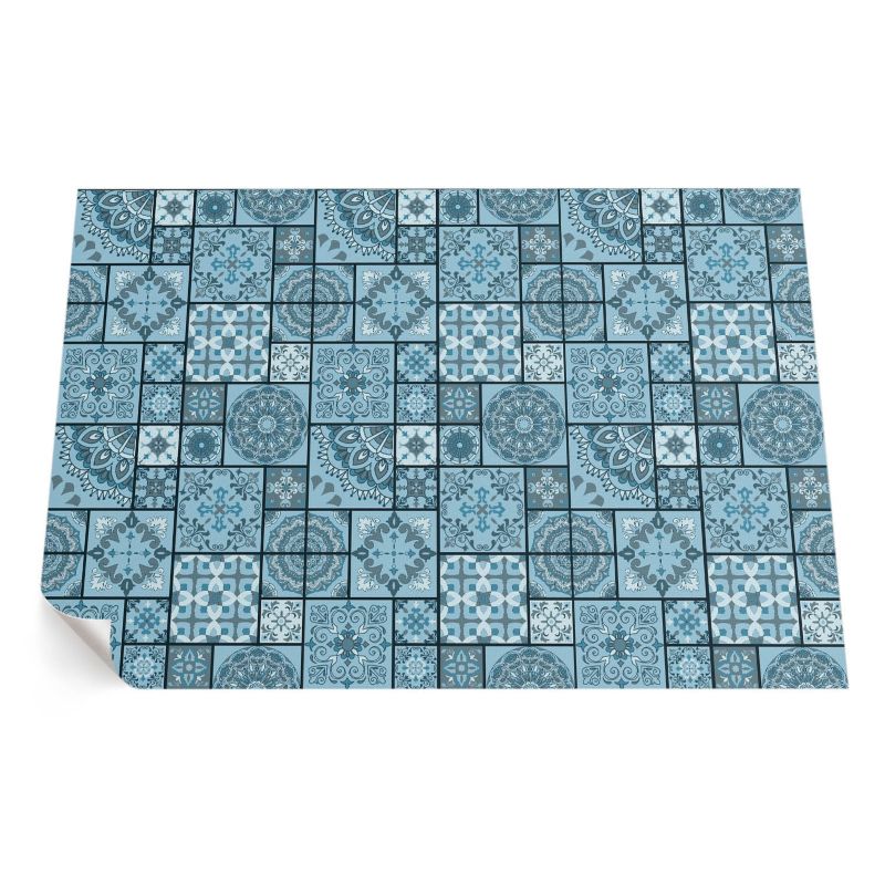 Balkonowy Dywan Winylowy UV ArtPrintCave 120x180 cm Dekoracyjne płytki nieregularna mozaika 1 szt.