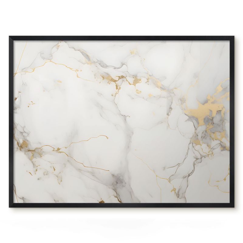 Tablica Magnetyczna Wielofunkcyjna Ścienna Tulup 80x60 cm Delikatna elegancja - Czarna rama Do salonu, biura 1 szt.