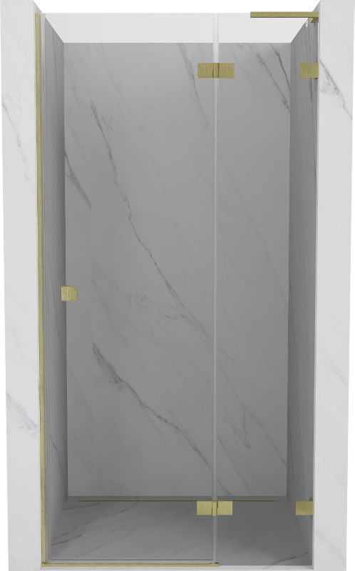 Drzwi prysznicowe uchylne Mexen Lunar L złote 120x200 cm 834L-120-000-55-00-P 1 szt.