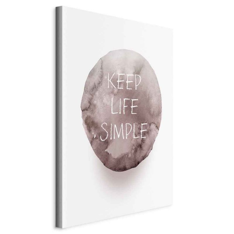 Obraz Artgeist Keep Life Simple 40 x 60 cm flizelina 1 szt