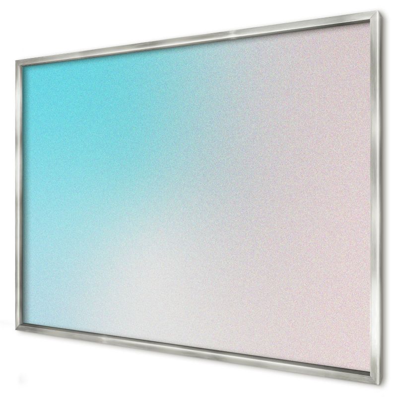 Magnetyczna tablica ozdobna Wallfluent 100x70 Pastelowa abstrakcja w srebrnej ramie 1szt