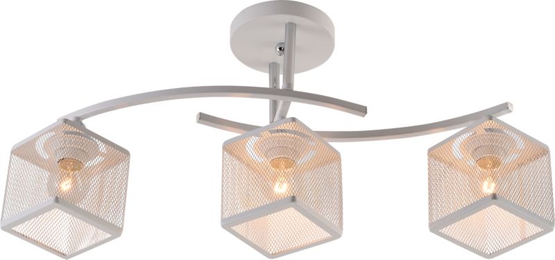 Lampa wisząca Vargo biała chromowana 3xE27x60W IP20 wym:25x53x12cm - 1 szt.