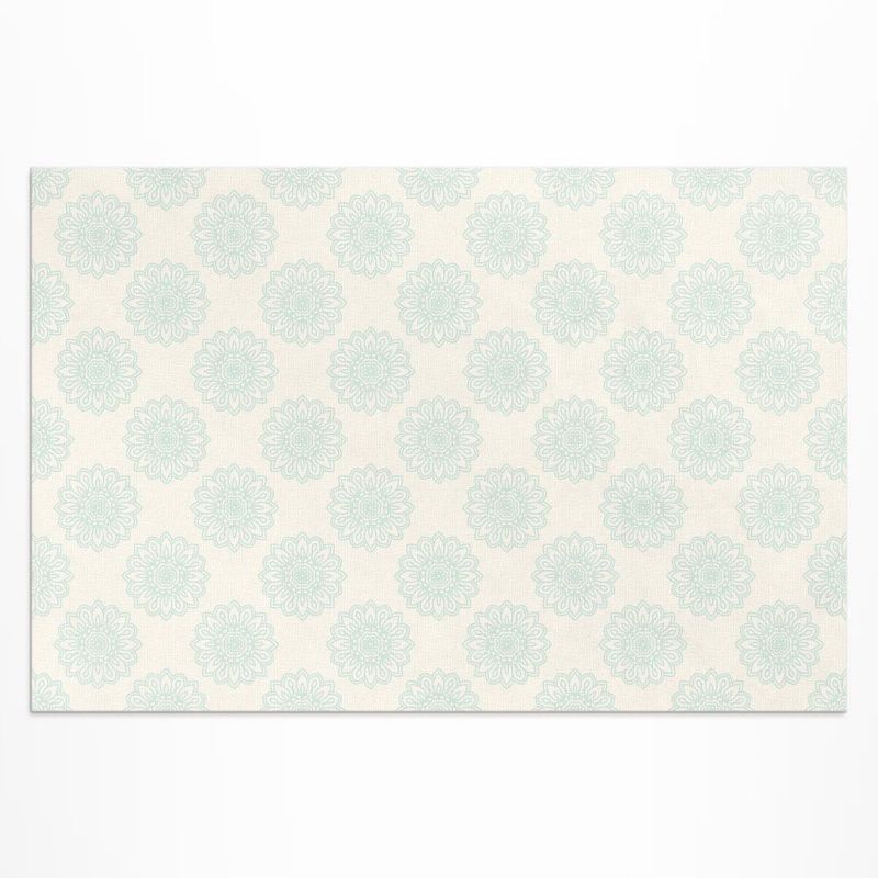 Zewnętrzny Dywan Winylowy Wallfluent 60x90 cm Jasne słoneczniki kwiatowy wzór 1 szt.