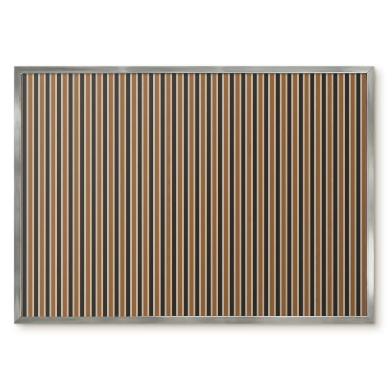 Tablica Do Magnesów Tulup 70x50 cm Geometryczny wzór 1 - Srebrna rama Do salonu, przedpokoju 1 szt.