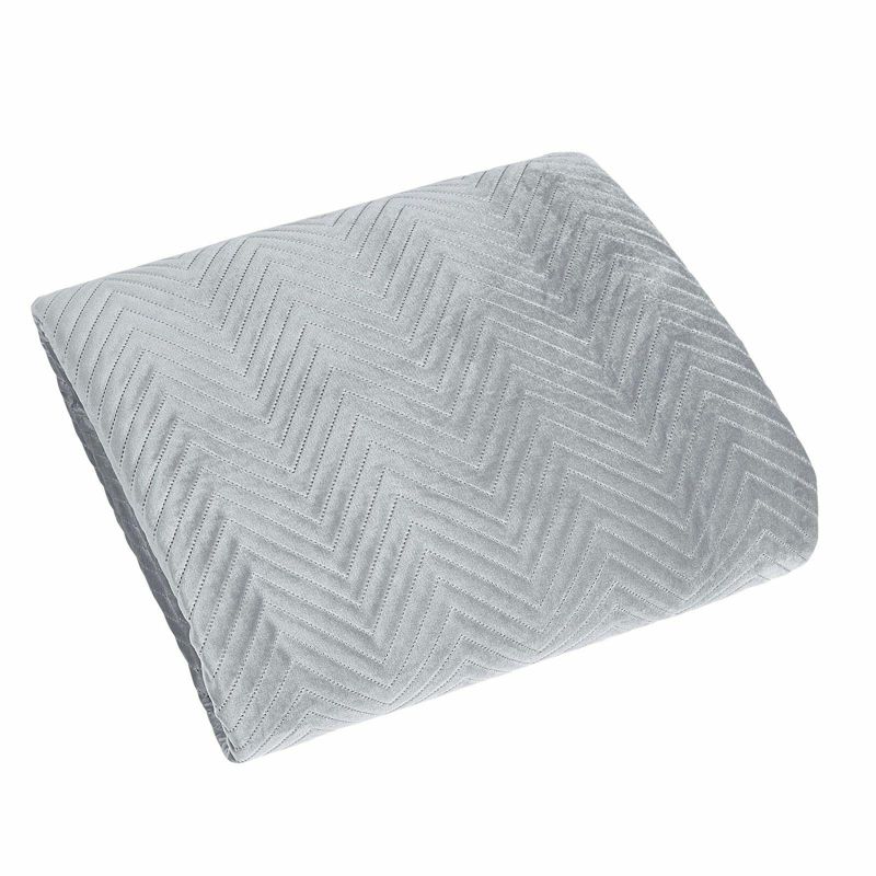 Srebrna narzuta SOFIA Eurofirany 170x210 cm dekoracyjna miękka 1 szt.
