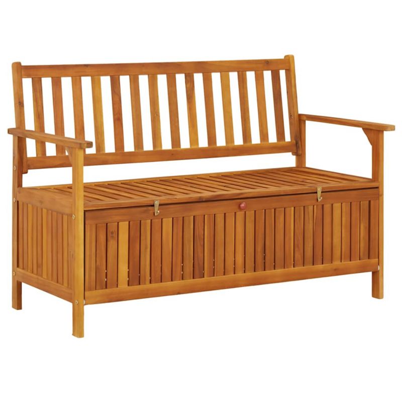 Ławka ze schowkiem vidaxl 120 x 63 x 84 cm 310279 brąz 1 szt