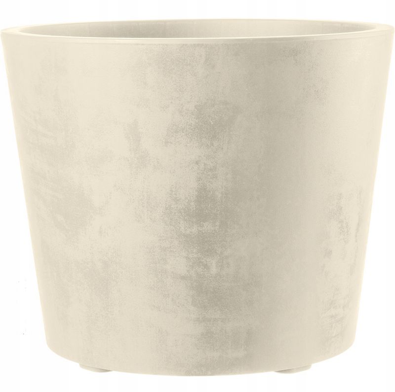 Donica Deroma Millenium Vaso 59cm Perłowa na kółkach zintegrowany drenaż mrozoodporna 1szt