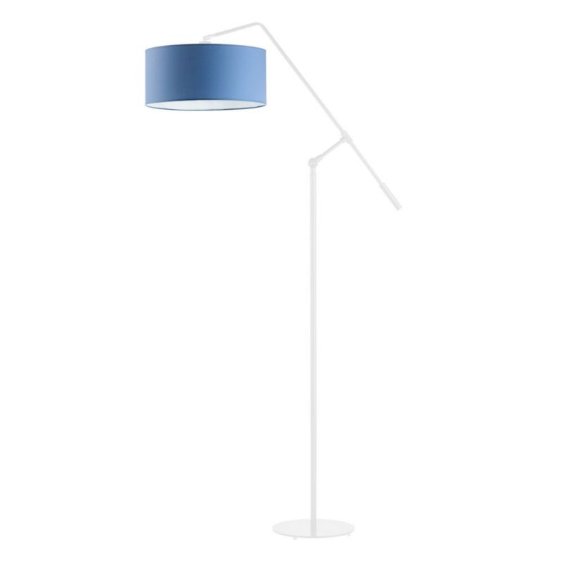 Lampa stojąca Volta Light Factory podłogowa przegubowa regulowana z abażurem niebieski walec AVADO 1szt.