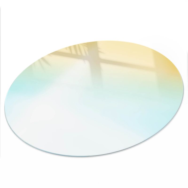 Szklany Blat ArtPrintCave fi70 cm Kolorowy gradient - Blat na Stół z Nadrukiem Dekoracyjnym 1 szt.