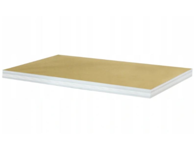 Półka MODO24 do regału metalowego helios 150x40cm 1px275 kg kompletna biała 1 kpl.