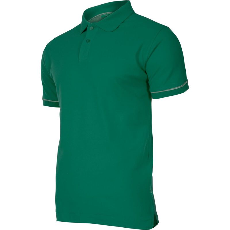 Koszulka polo Lahti Pro220g/m2, zielona, "l", ce, 1 szt.