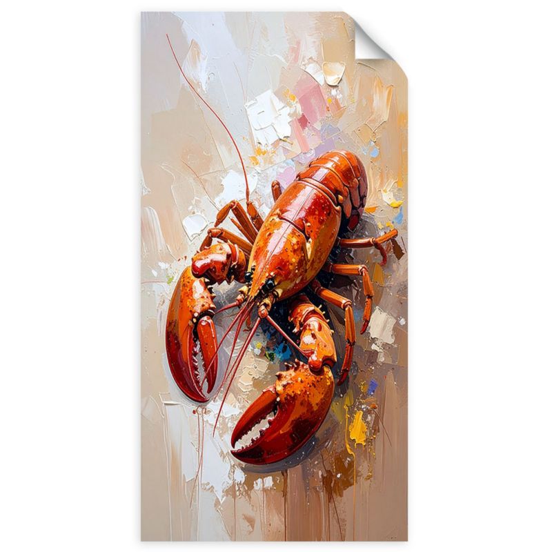 Naklejki samoprzylepne do salonu sypialni Feeby Rak Jedzenie 40x80cm 1szt