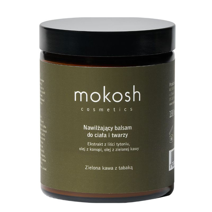 Nawilżający balsam do twarzy i ciała Zielona kawa z tabaką 180 ml