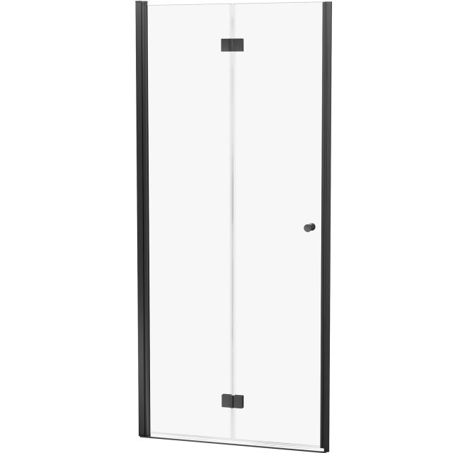 NEW TRENDY Drzwi prysznicowe SUPERIA BLACK 90x195 składane D-1034A