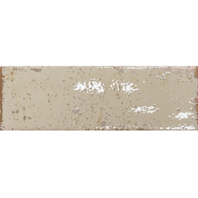 Gres szkliwiony hiszpański Bestile MUSA BEIGE błyszczący 6,5x20 gat.