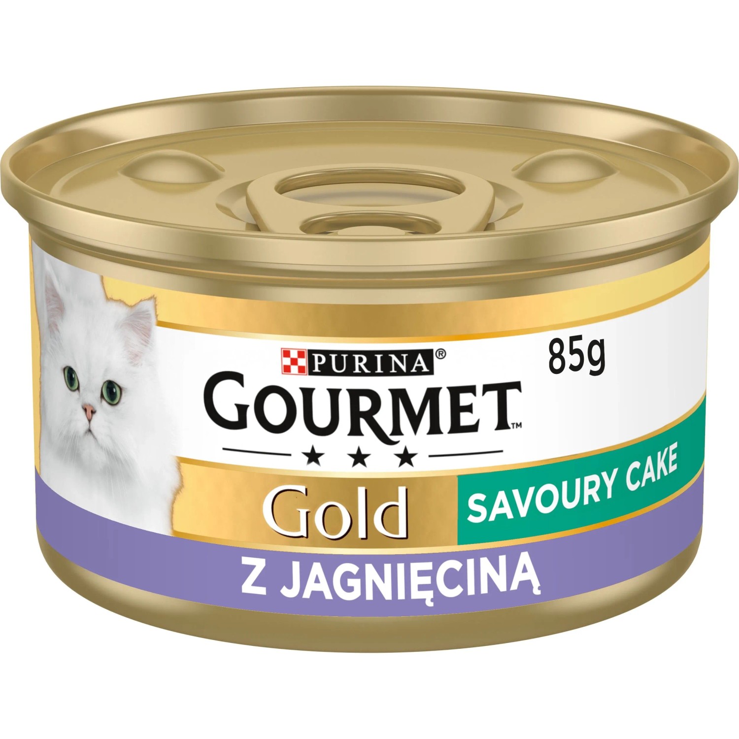 Purina Gourmet Gold Mokra karma dla kotów, z jagnięciną i zieloną fasolą 85 g