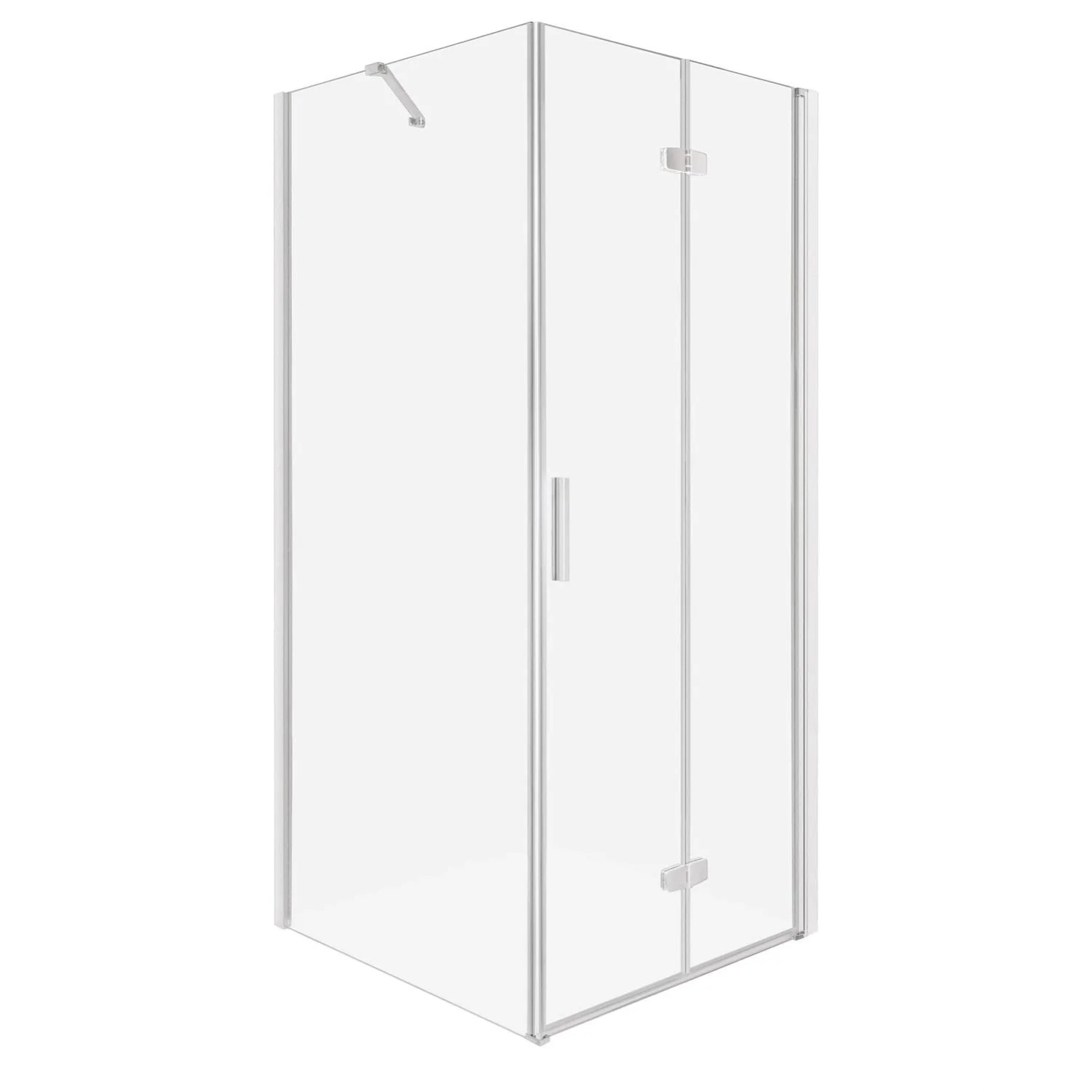 Kabina kwadratowa Style drzwi składane chrom 6mm 195x90