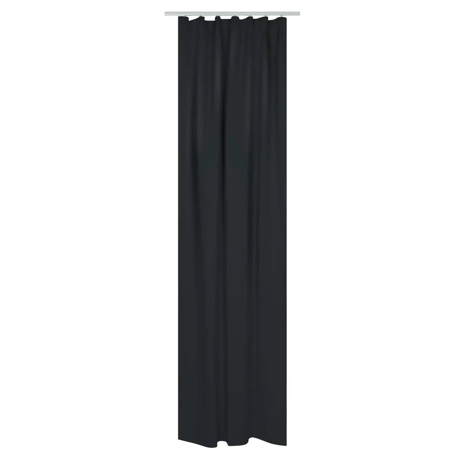 Zasłona DARK zaciemniająca na taśmie 140 x 270 cm czarna