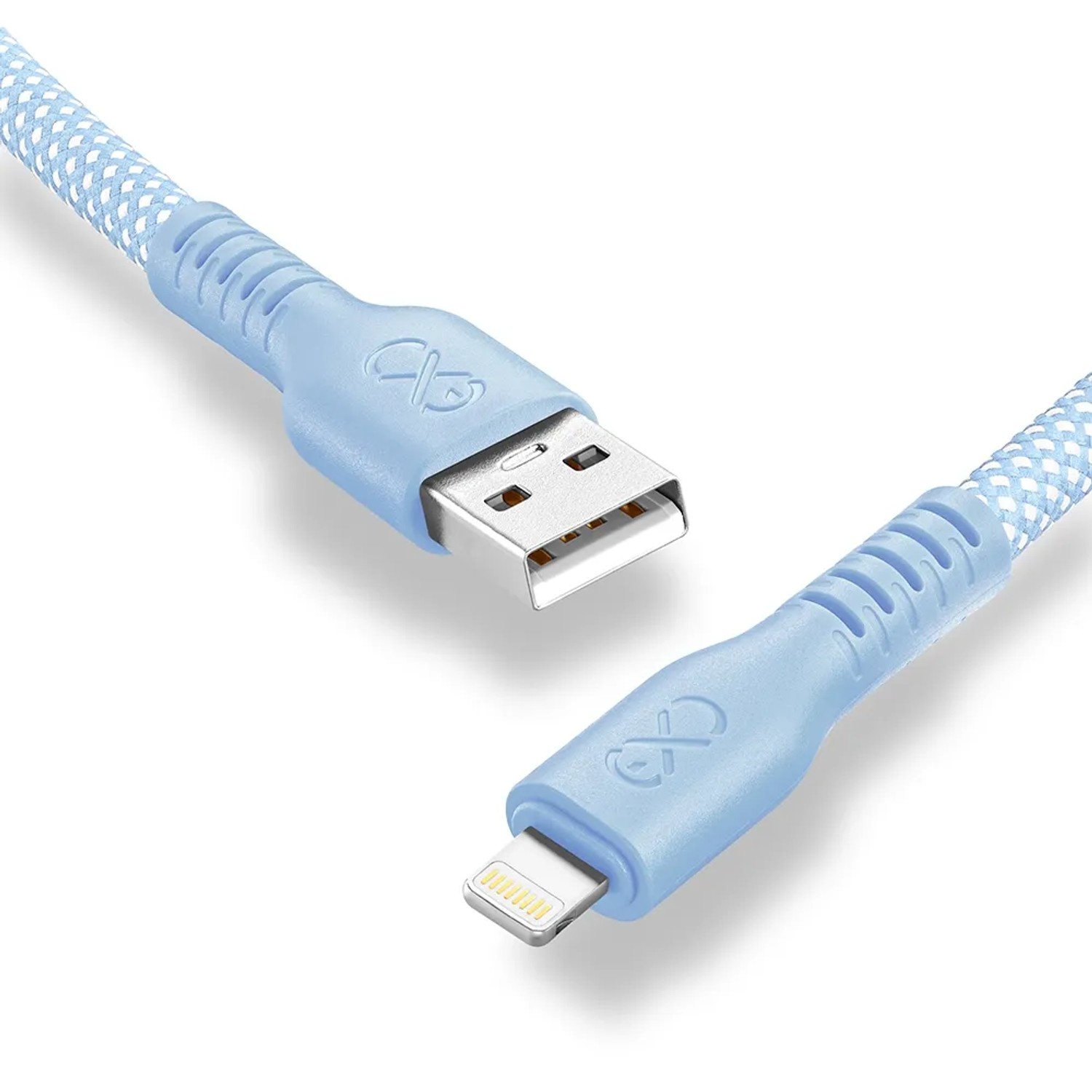 Kabel Immortal USBA-Lightning 2 m błękitny