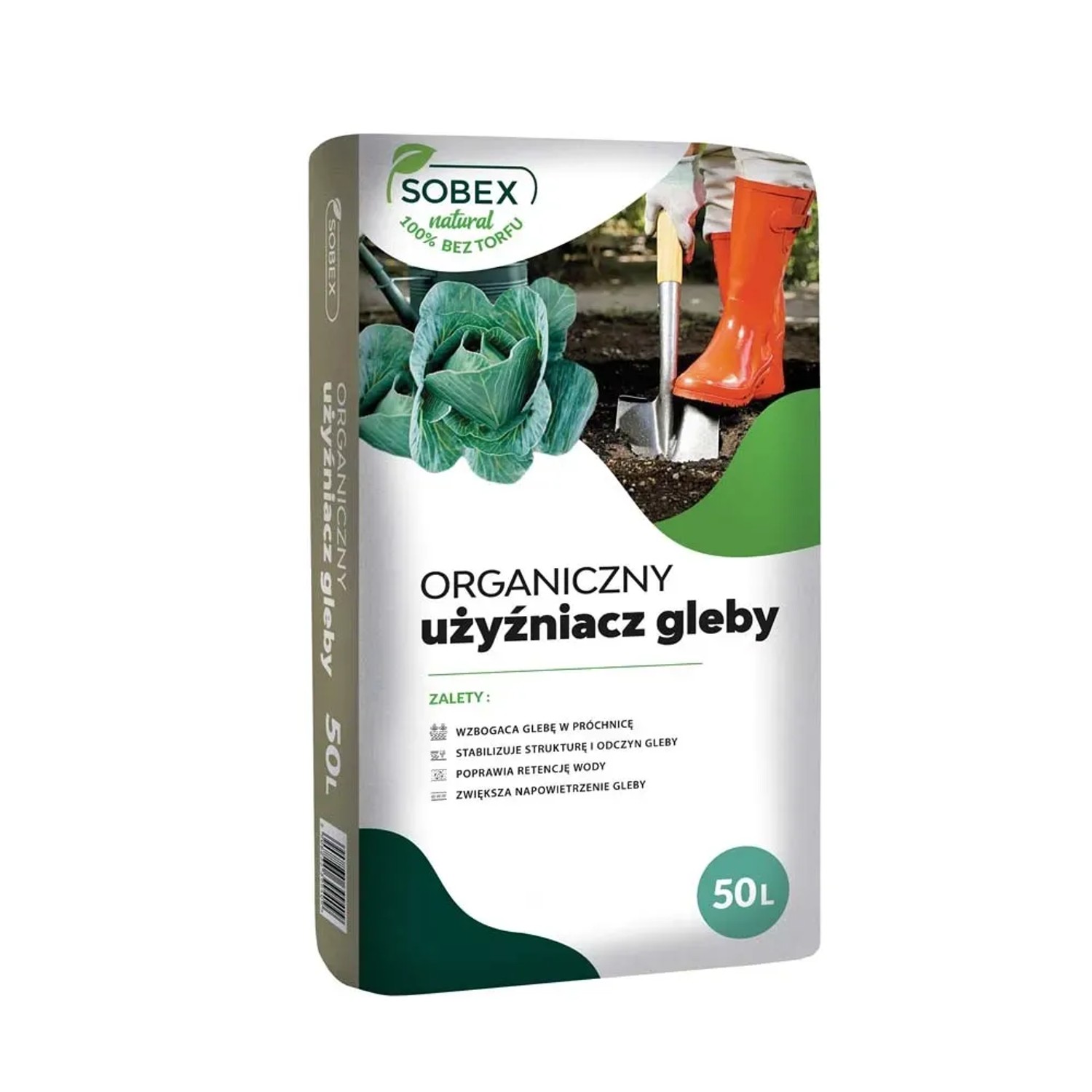 Sobex organiczny użyźniacz gleby - 50 l