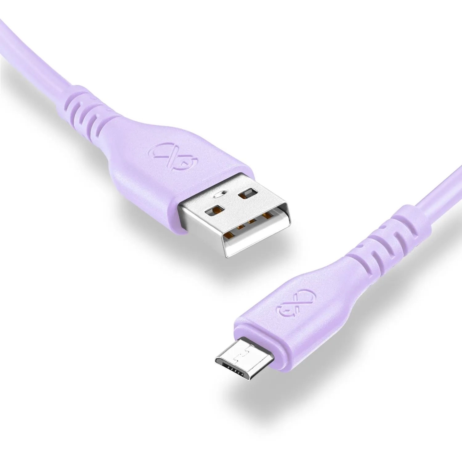 Kabel Basic USBA-Micro 1,2 m liliowy