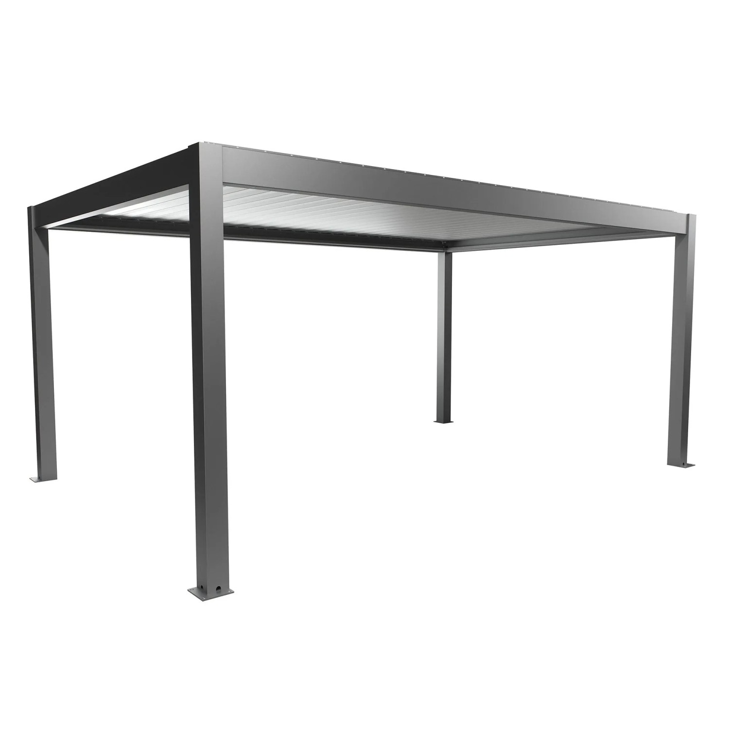 Biohort Pergola 5,5 m x 3,5 m Kwarc srebrny