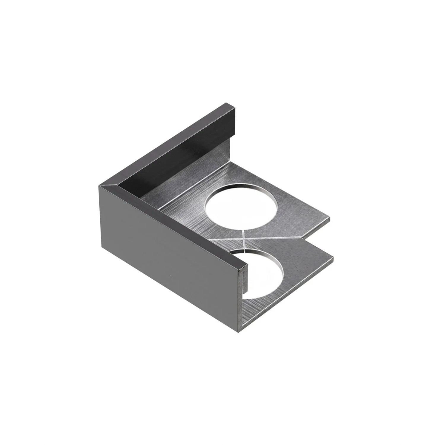 Eviso Narożnik L gun metal szczotkowany 8,5 mm 2 szt.