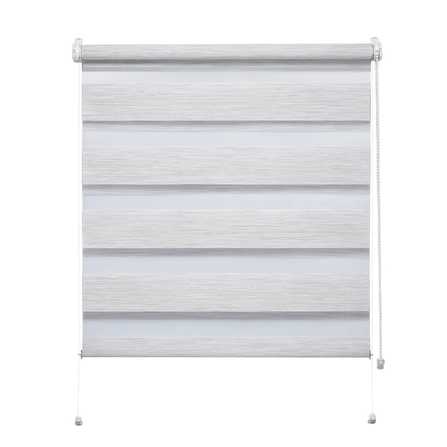 Mini roleta ZEBRA SILK Dzień/Noc stalowa 80 cm x 140 cm