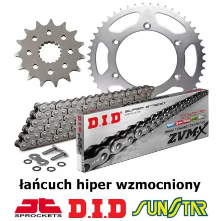 BETA 350 RR 2011-2025 ZESTAW NAPĘDOWY DID HIPER WZMOCNIONY