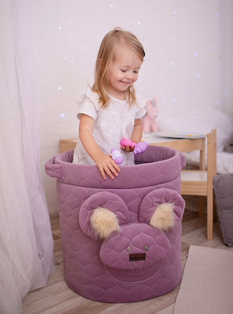 Kosz na zabawki Teddy Heather Bees Bez dodatkowej osłonki