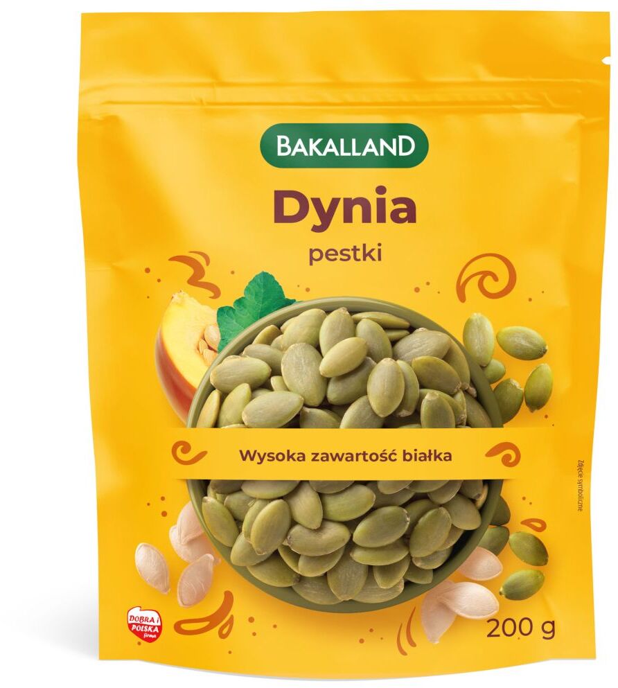 Pestki dyni łuskane Bakalland, 200g