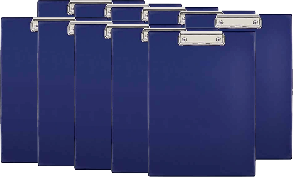 10x Clipboard Biurfol, A4, granatowy