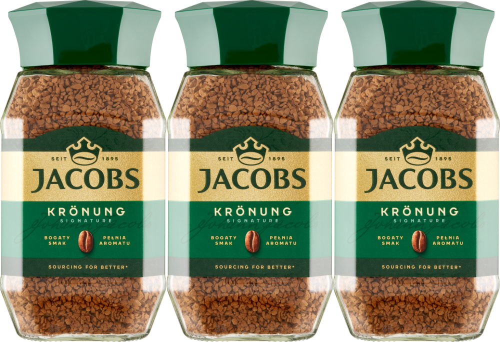 3x kawa rozpuszczalna Jacobs Kronung, 200g