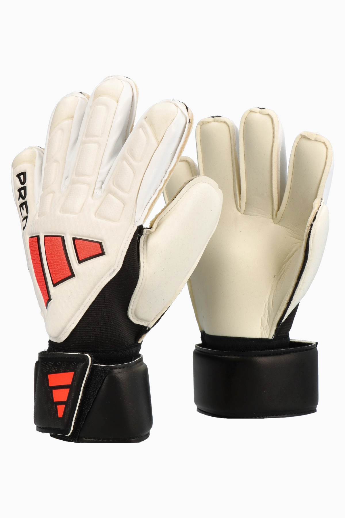 Rękawice adidas Predator Match Fingersave - Biały