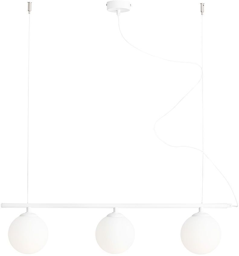 Darmowa Dostawa - Lampa wisząca 3x10 W biała Aldex Beryl 1006E