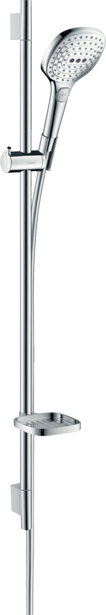 Darmowa Dostawa - Zestaw prysznicowy ścienny biały Hansgrohe Raindance 26621400