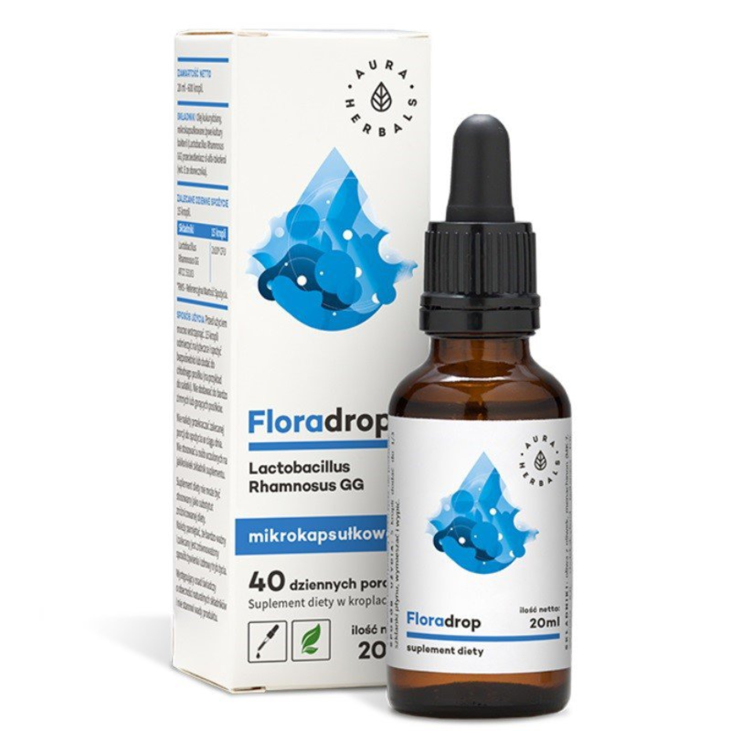 Aura herbals floradrop - lactobacillus rhamnosus gg, 20 ml