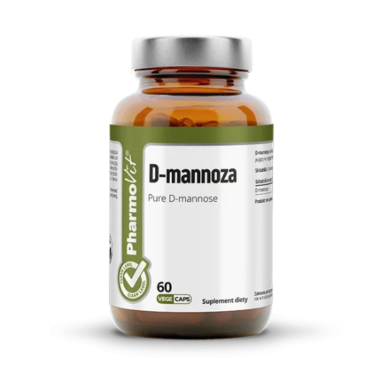Pharmovit, d-mannoza, 60 kapsułek