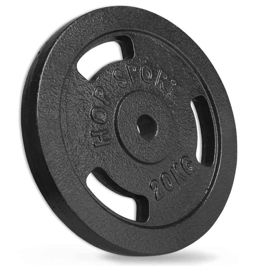 Ensemble de disques de poids en fonte 20 kg 1 x 20 kg