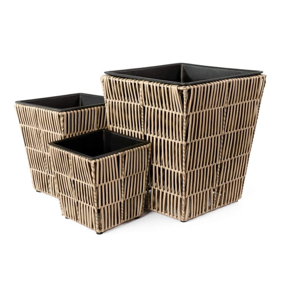 Pflanzkübel TORA 3er-Set - Beige