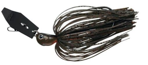 Evergreen przynęta ChatterBait Jack Hammer 14g #38 Green Pumpkin Red