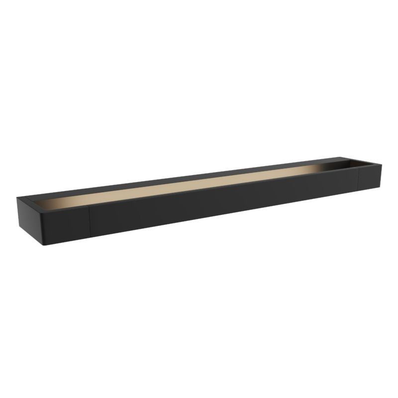 Kinkiet ścienny Maxlight Flink czarny LED 18W 3000K 1700lm IP44 wym: 4 x 60 x 10 cm - 1 szt.
